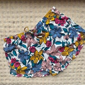 Urban Outfitters Floral Pull On Sleep Shorts